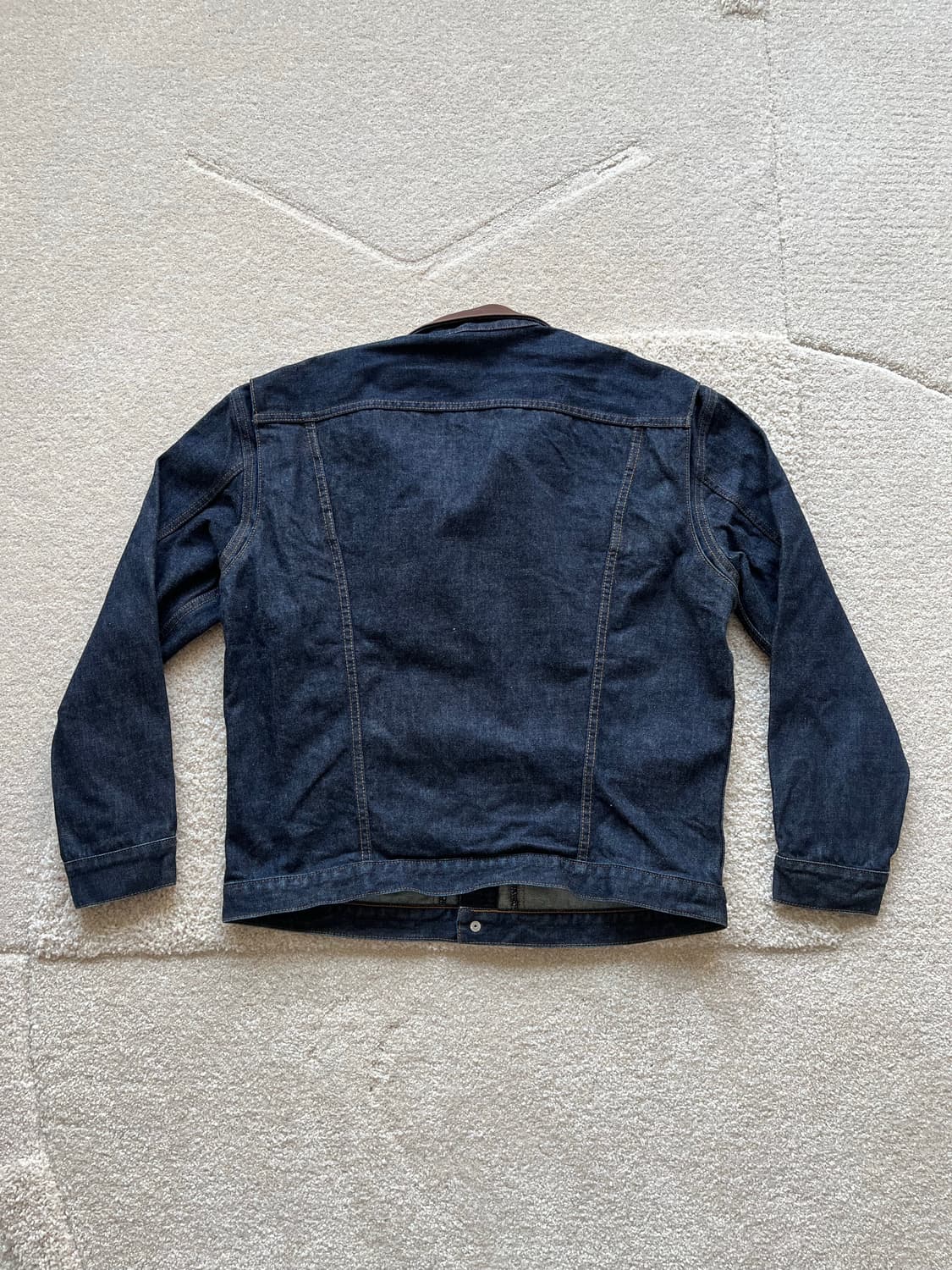 랭글러 재팬 레더 카라 데님 자켓 (103-105) 상품이미지9