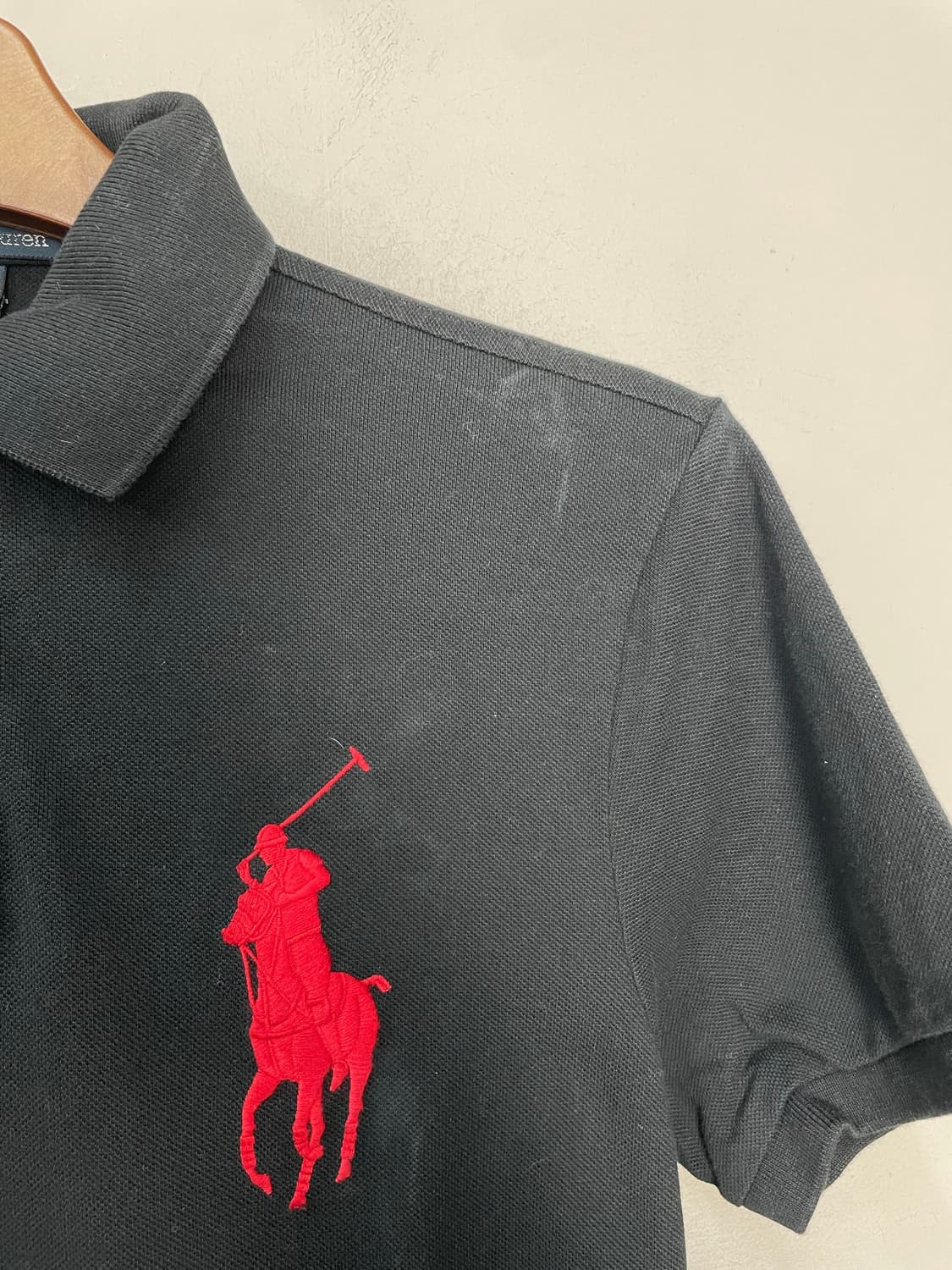 폴로 랄프로렌 빅포니 블랙 카라 반팔 H2480 상품이미지6