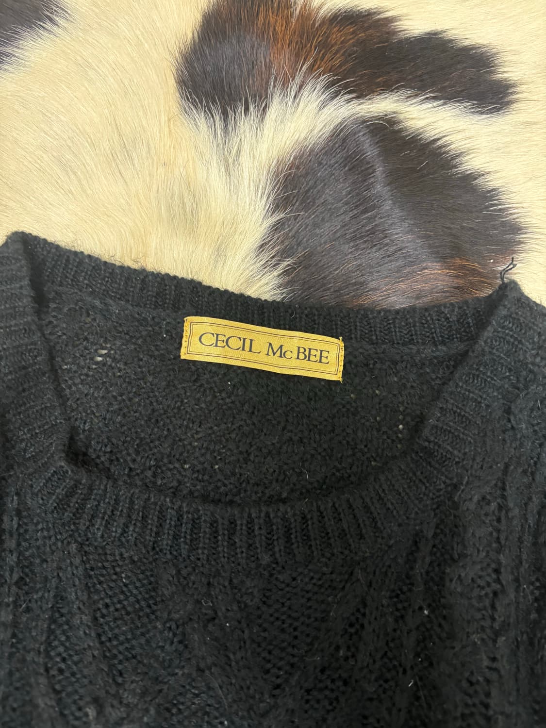 [Cecil Mcbee]Pocket Detail Knit Sleeve 상품이미지3