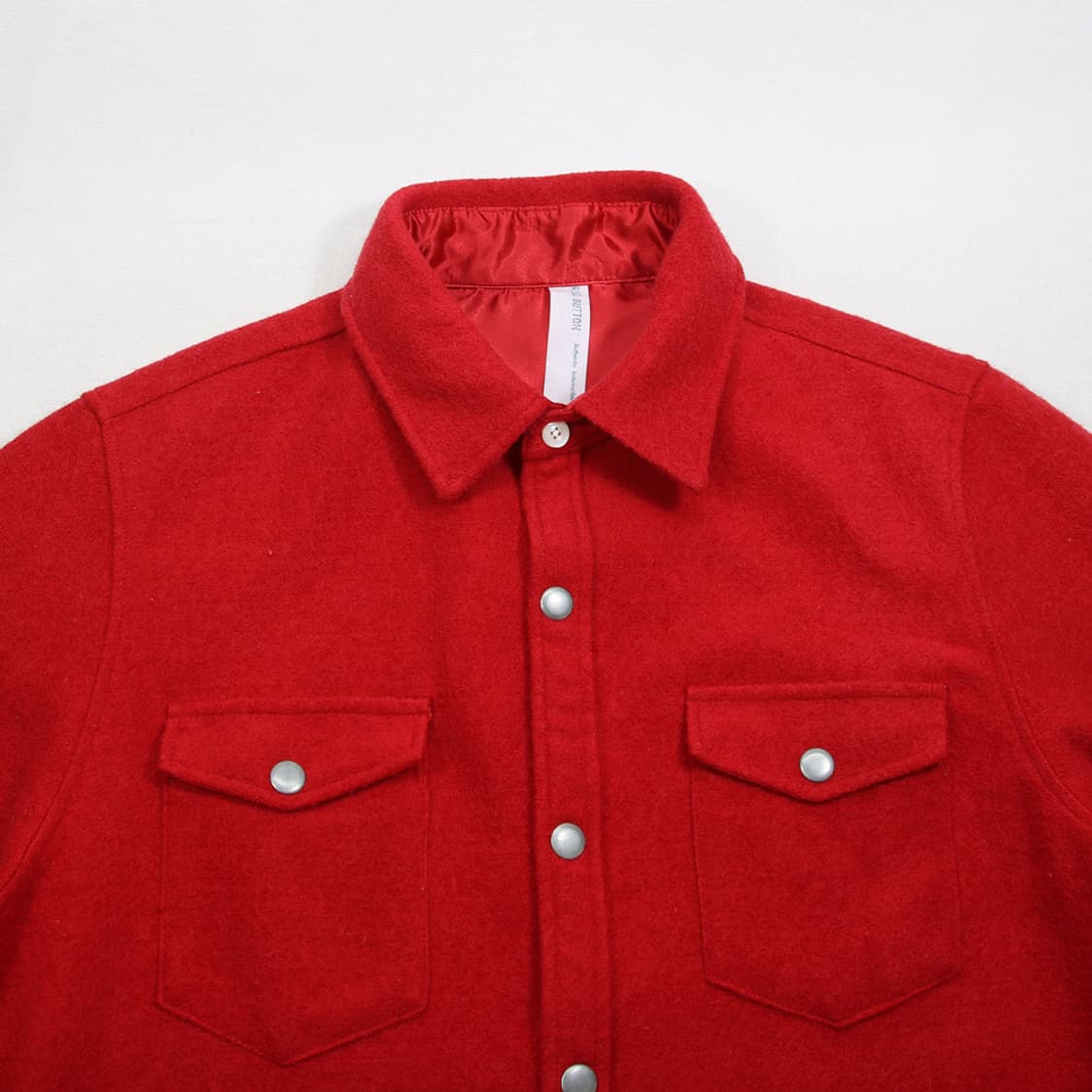 (착용컷) RED BUTTON 모직 셔츠 (남성용 100) 상품이미지5