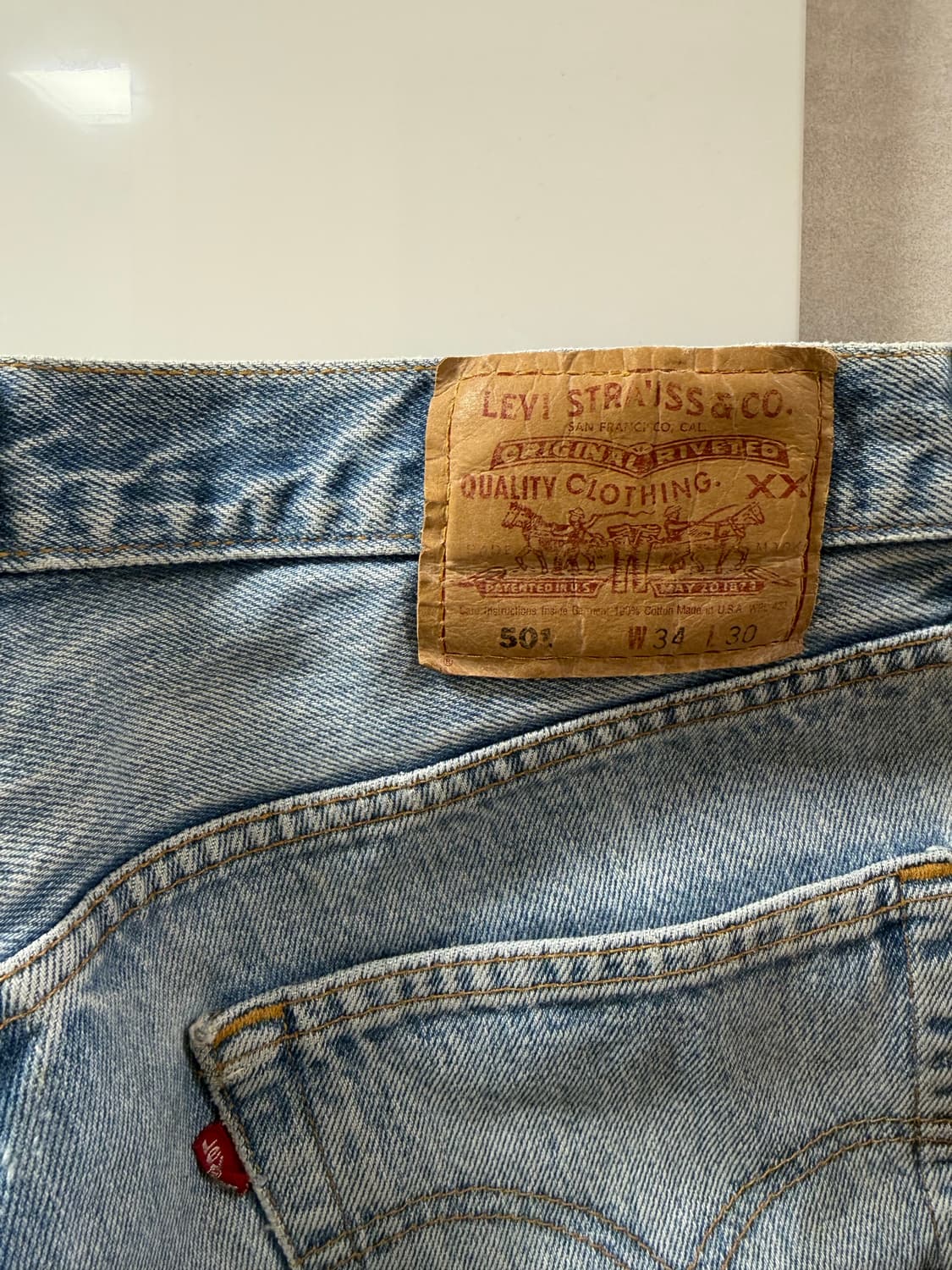 리바이스 501 디스트로이드 데님 상품이미지4