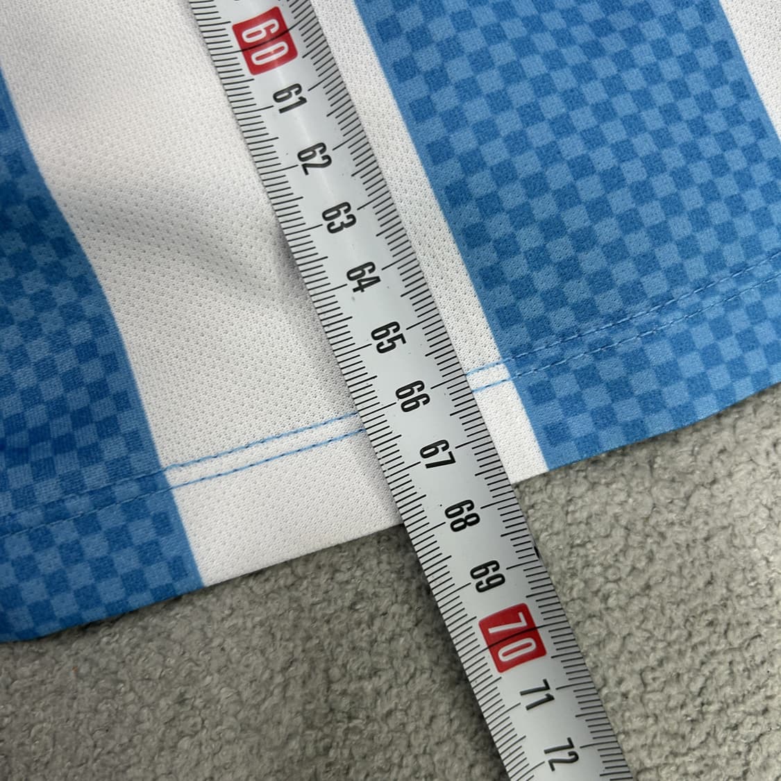 엄브로 블루/화이트 스트라이프 반팔티 90-95 상품이미지5