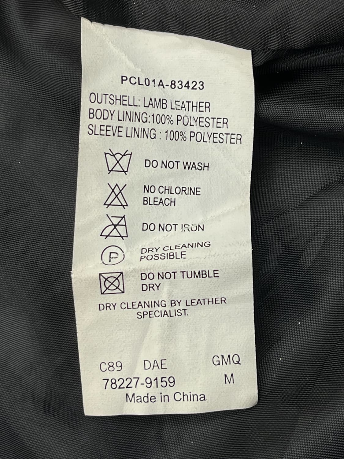 리바이스 램 레더 바이커 자켓 상품이미지7