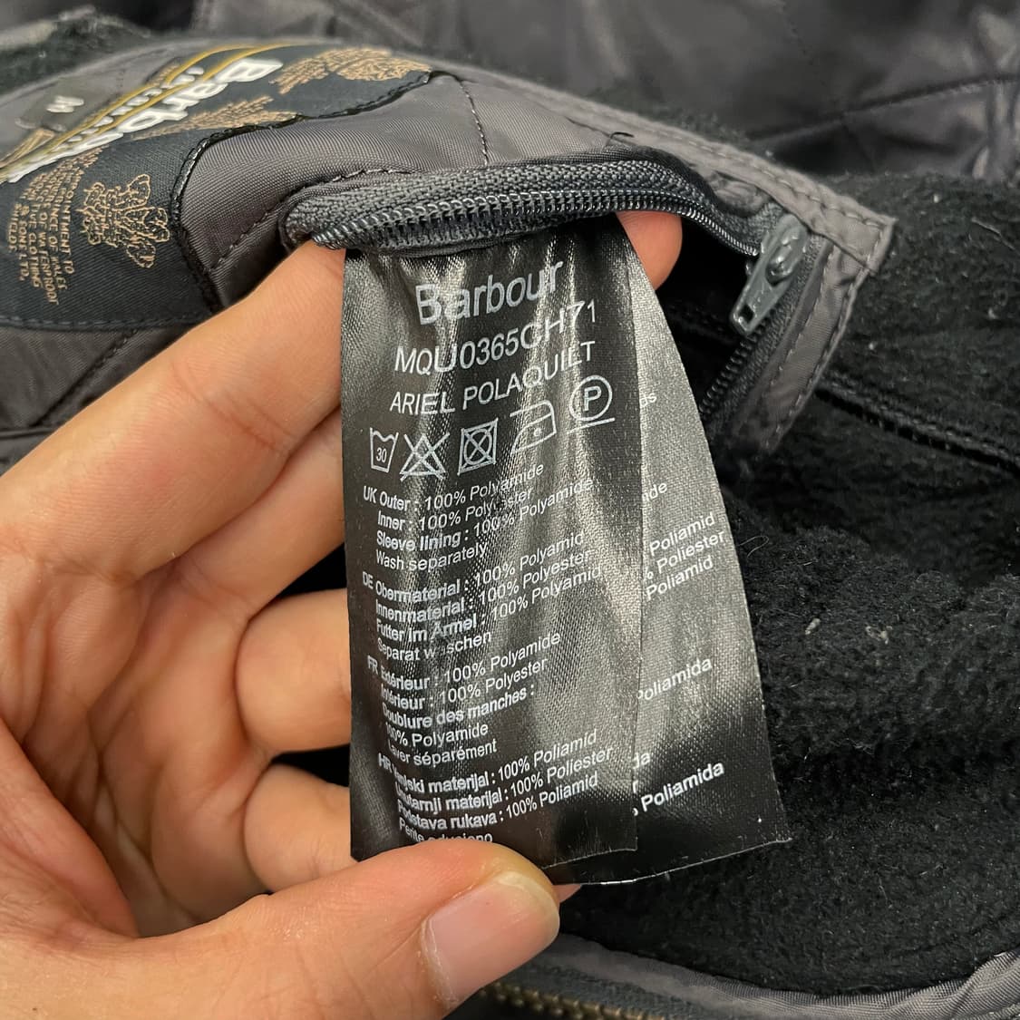 바버 넥 버클 인터네셔널 모터사이클 퀼팅 자켓 뷰포트 상품이미지9