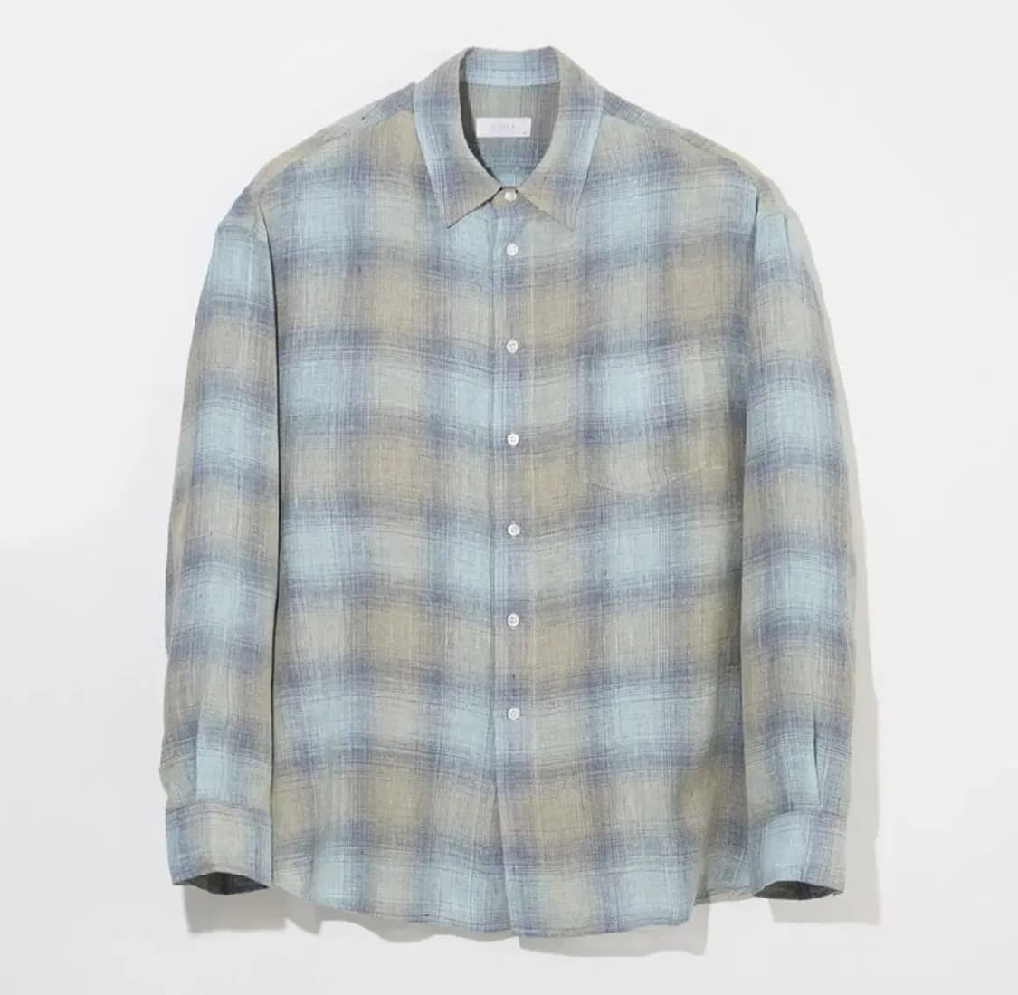 모마디자인 린넨 체크셔츠 50 상품이미지1