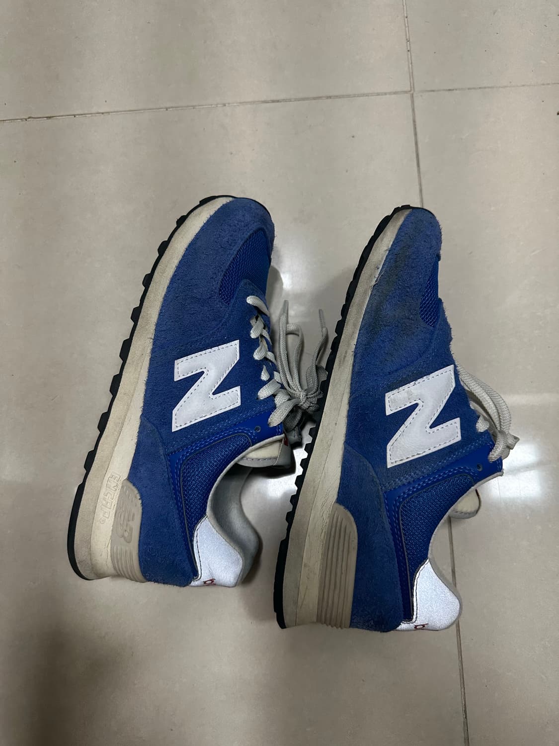 뉴발란스 574 헤리티지 블루 255사이즈 상품이미지4