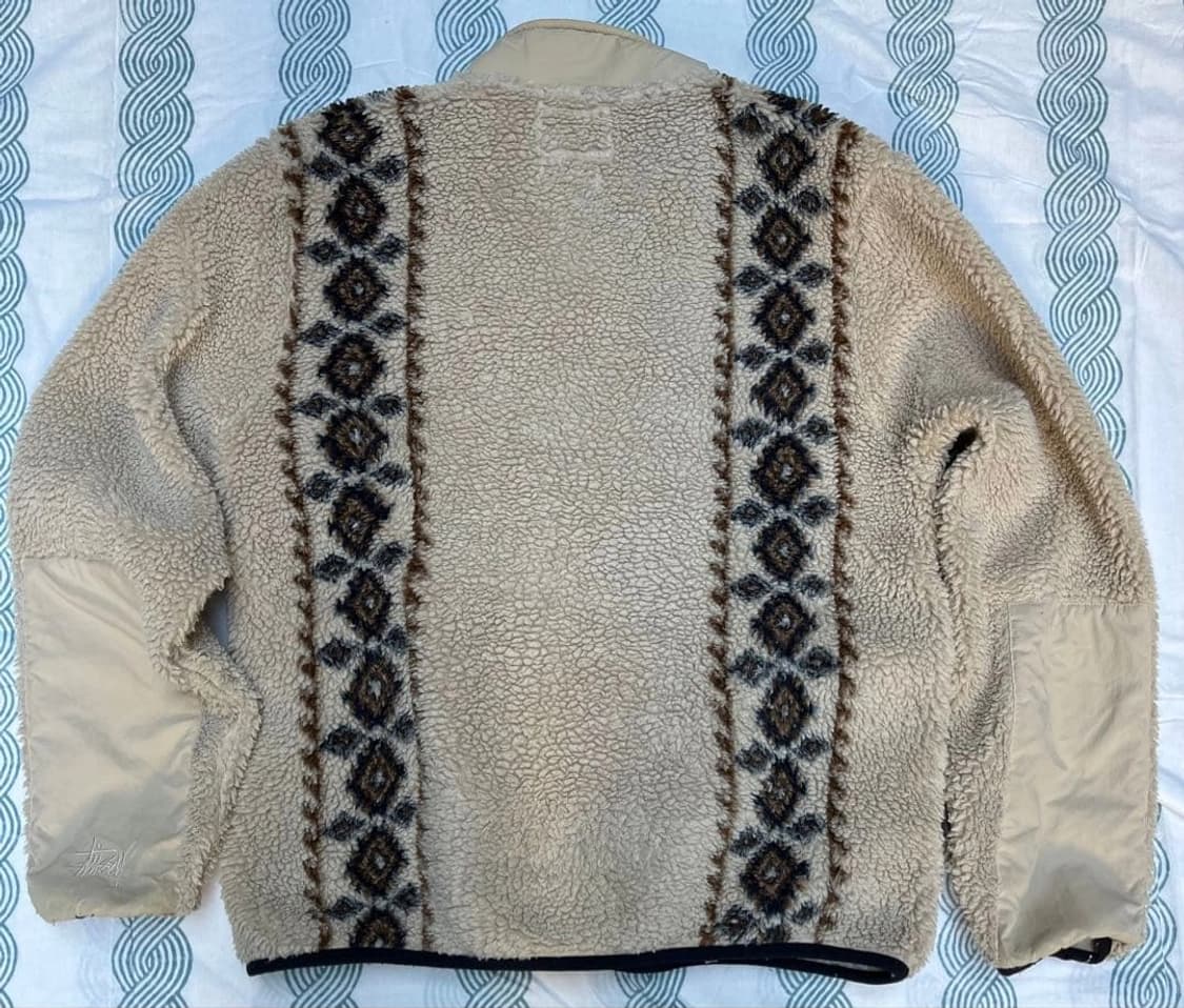 스투시 노마 리마 자카드 쉐르파 자켓 상품이미지2