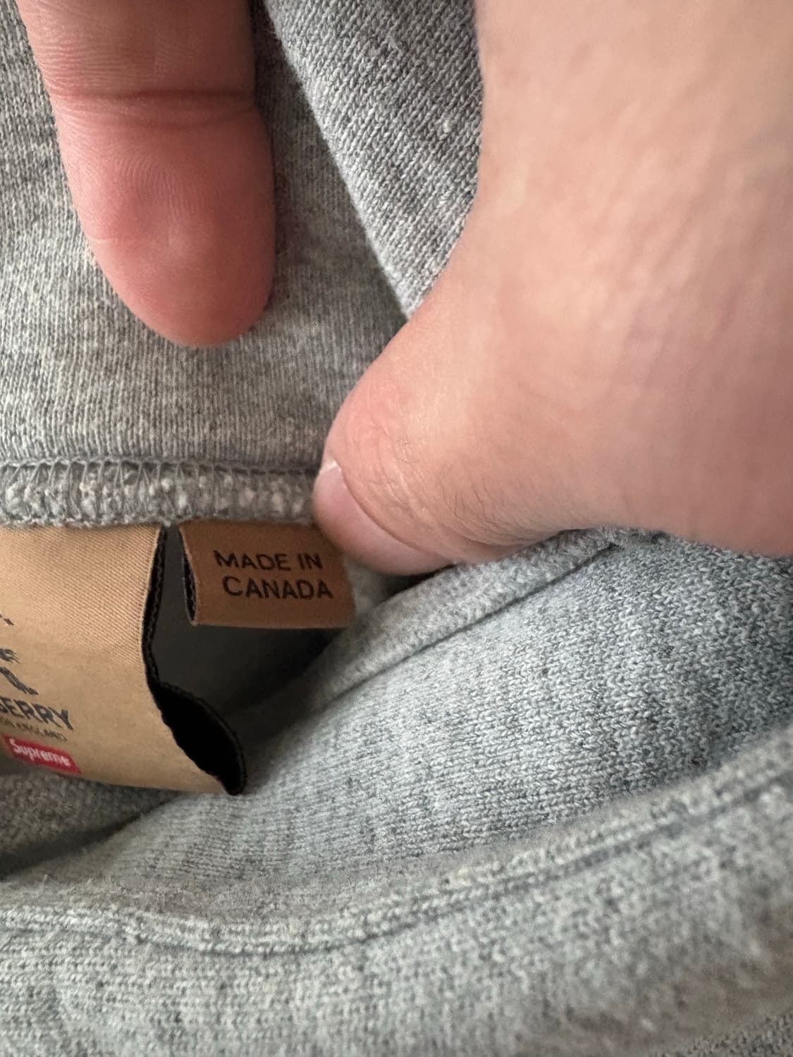 슈프림 버버리 박스로고 후드 상품이미지8