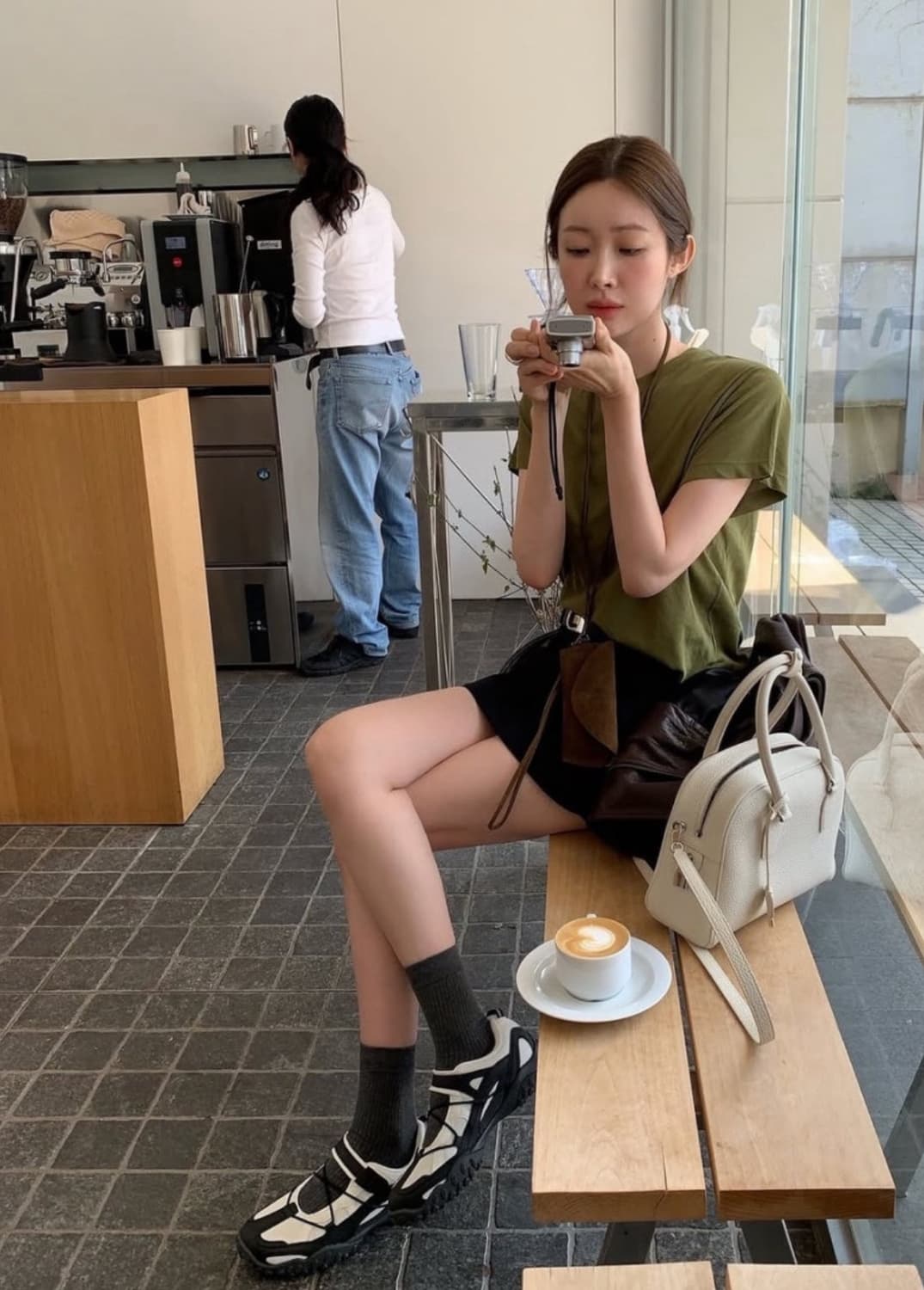 페블렘 올리브 차정원 티셔츠 상품이미지6
