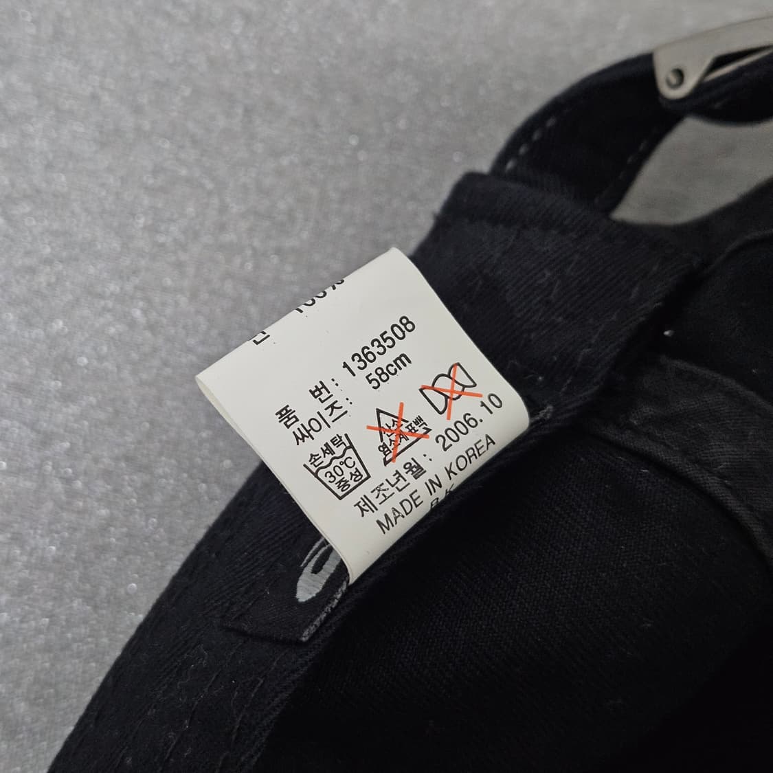 아식스 Y2K 빈티지 데미지 볼캡 상품이미지6