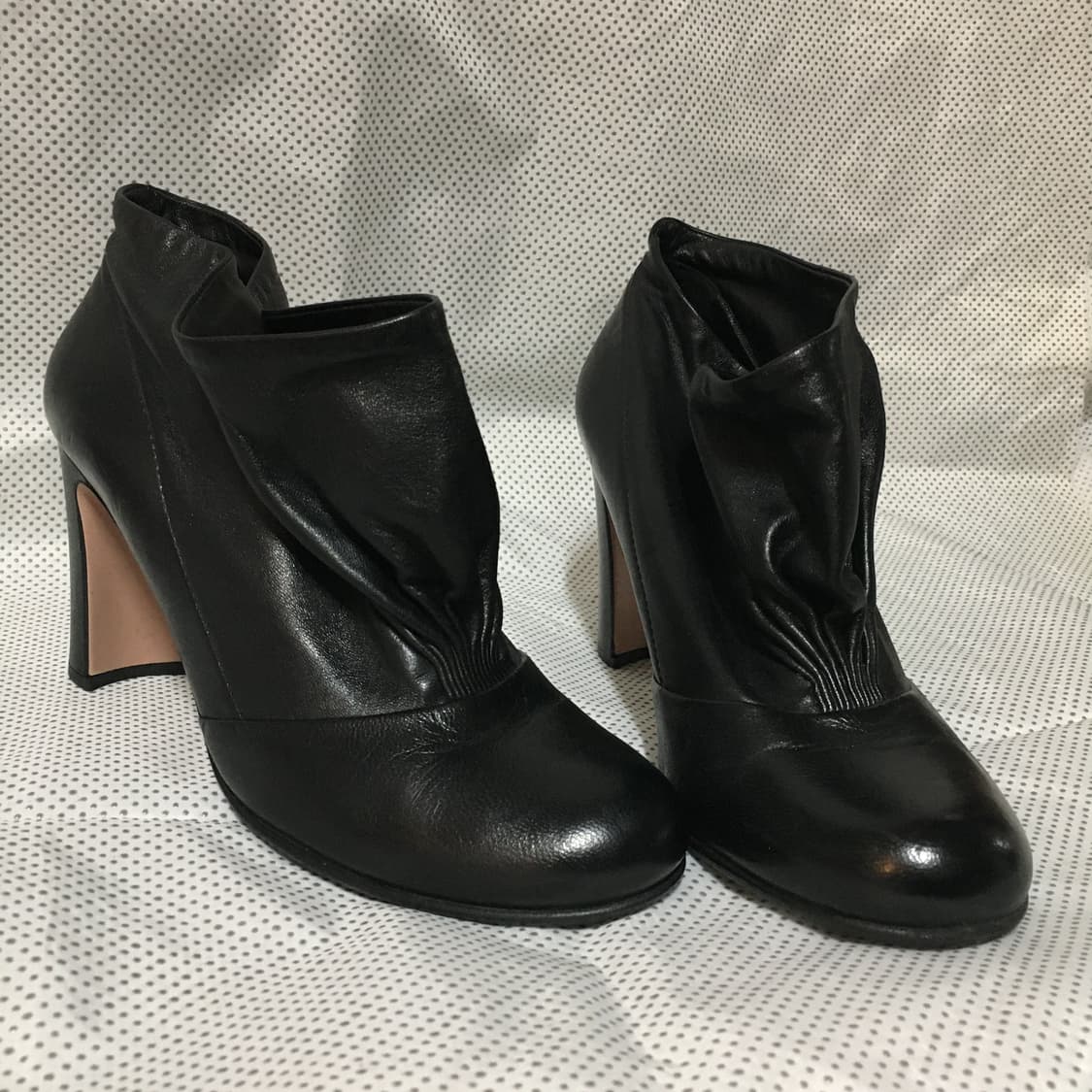 Prada black chunky high heels 상품이미지3