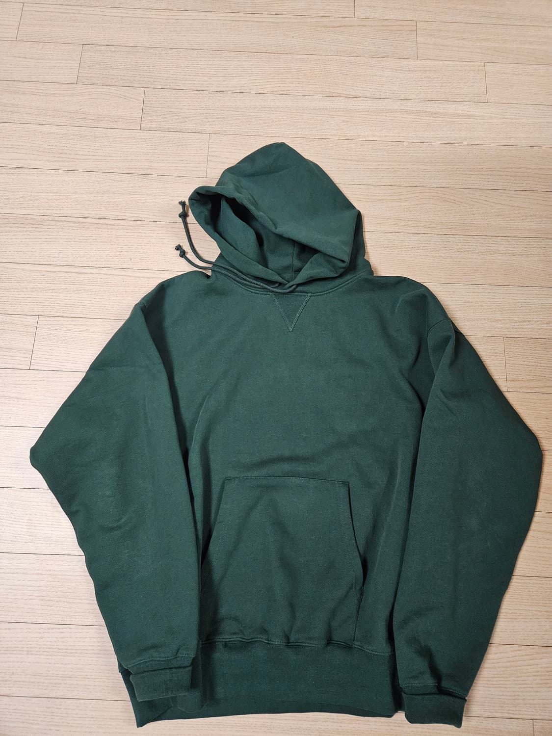 아웃스탠딩 스웻후드 차콜 새제품 상품이미지1