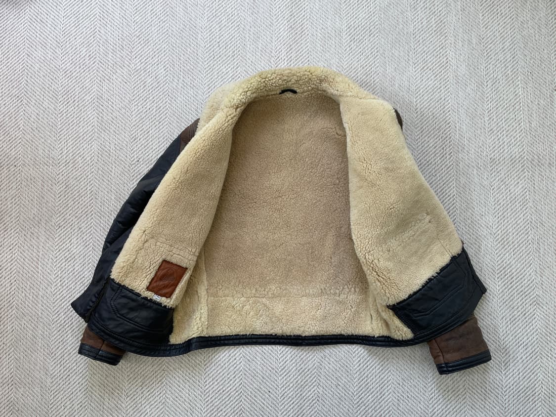 골든베어 B-3 시어링 무스탕 자켓 상품이미지2