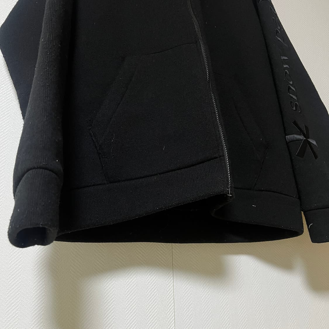 스노우피크 블랙 후드 집업 105 상품이미지3