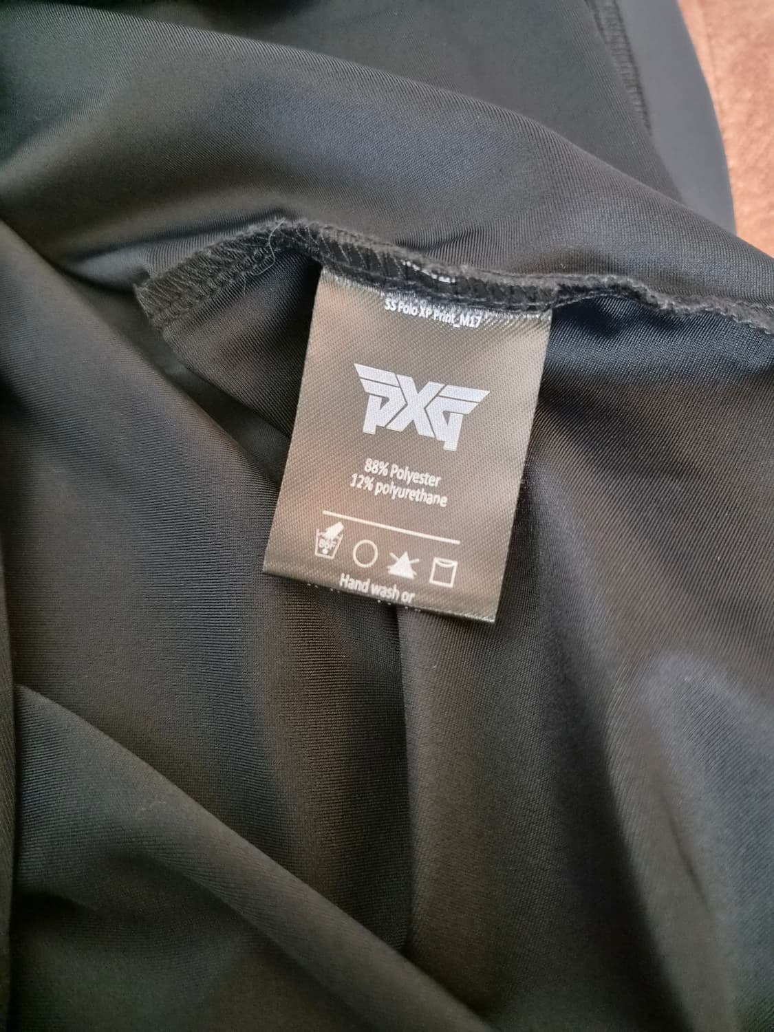 PXG 남성 블랙 골프반팔카라PK티셔츠 상품이미지7