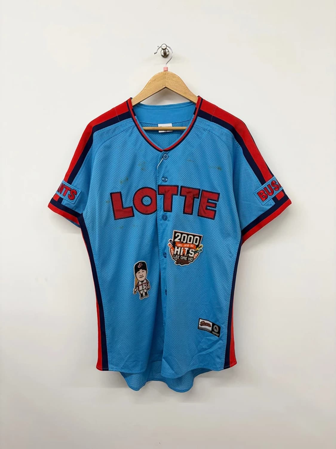 롯데 자이언츠 이대호 선수 반팔 유니폼 PN9744 상품이미지3