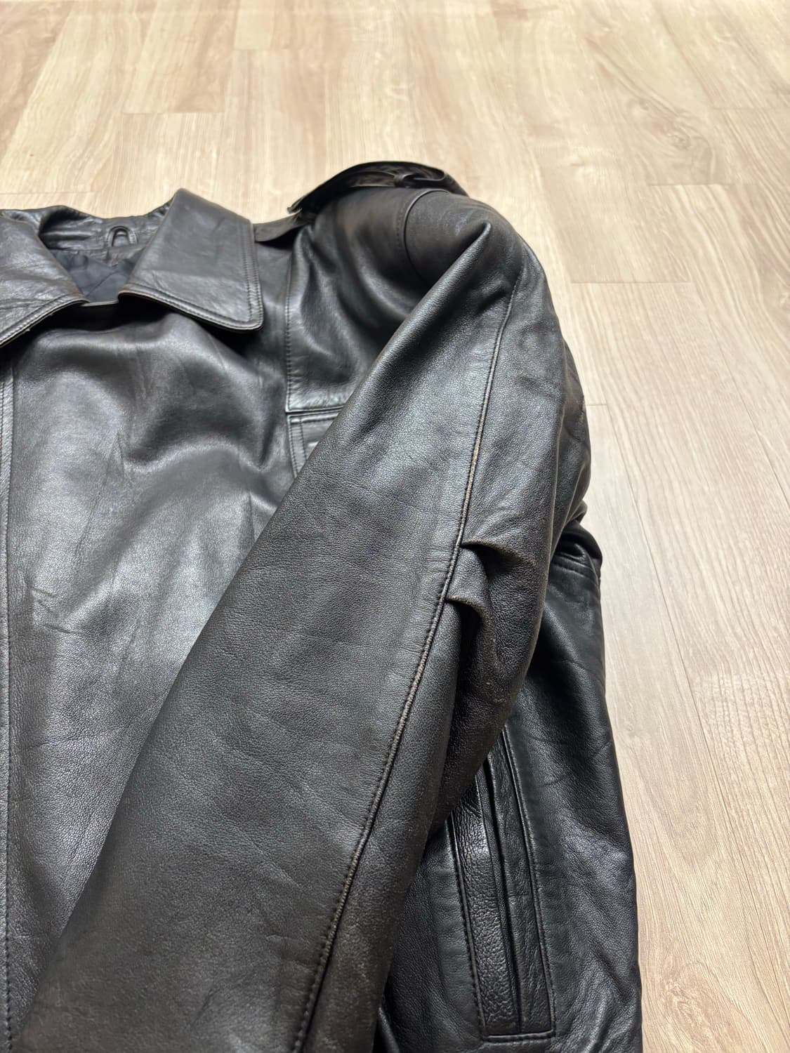 빈티지 소가죽 자켓 M 상품이미지8