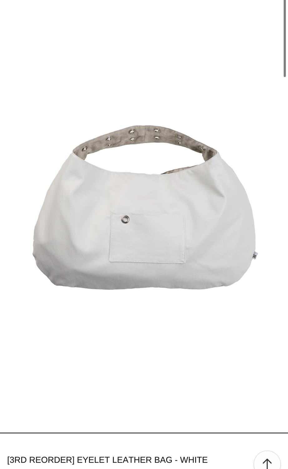 depc EYELET LEATHER BAG - WHITE 상품이미지1