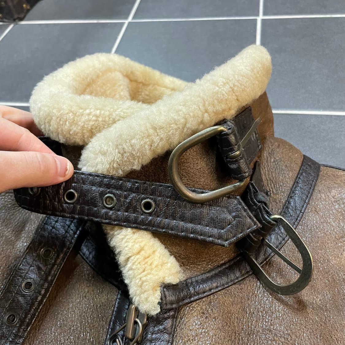 B-3 Leather jacket 상품이미지5