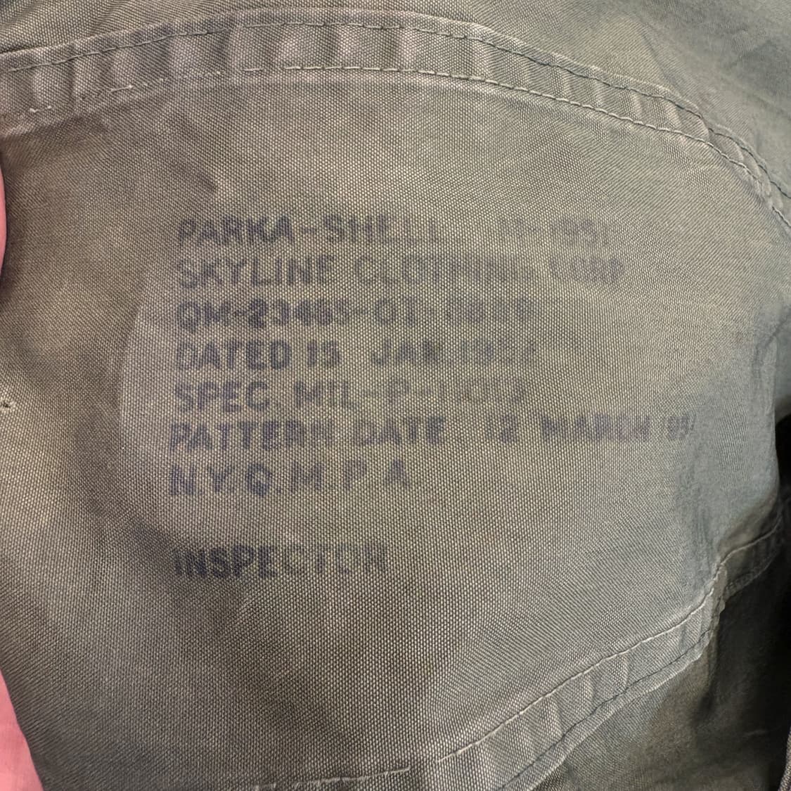 50s 오리지널 밀리터리 M-51 1952년 생산 피쉬테일 파카 N433 상품이미지10