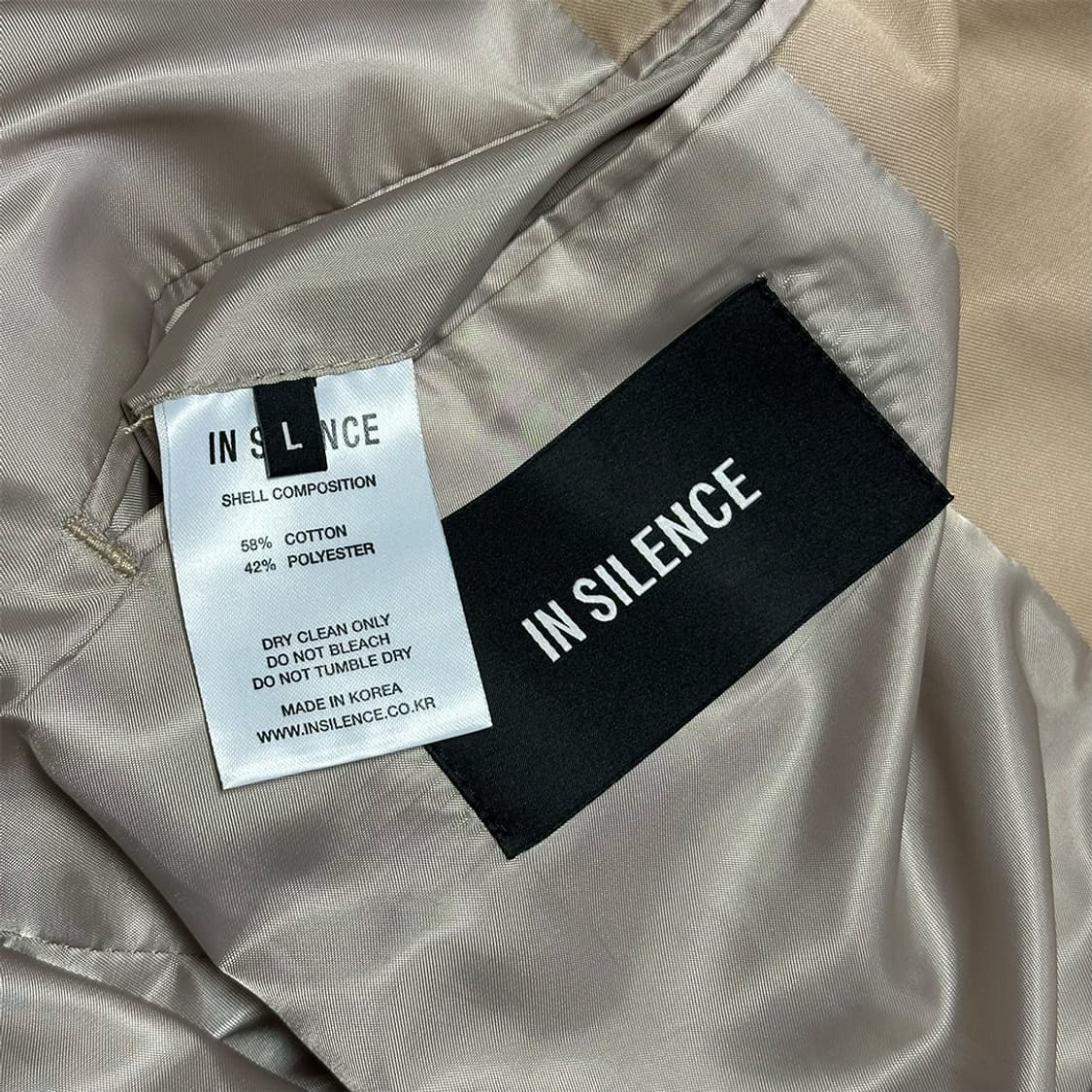 인사일런스 벨티드 트렌치코트 상품이미지3