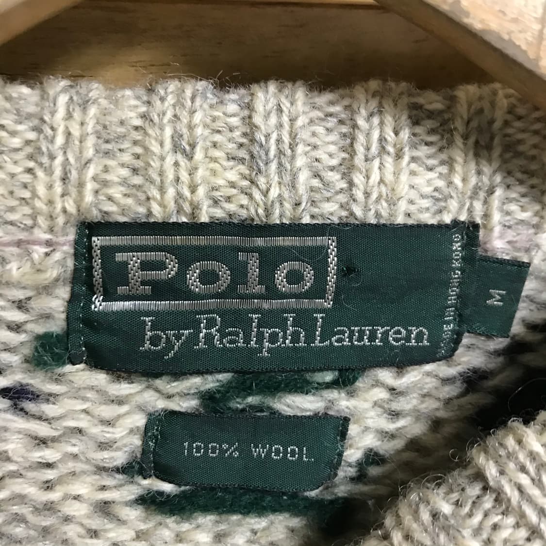 폴로 90s 제펜 노르딕 핸드니트 상품이미지3