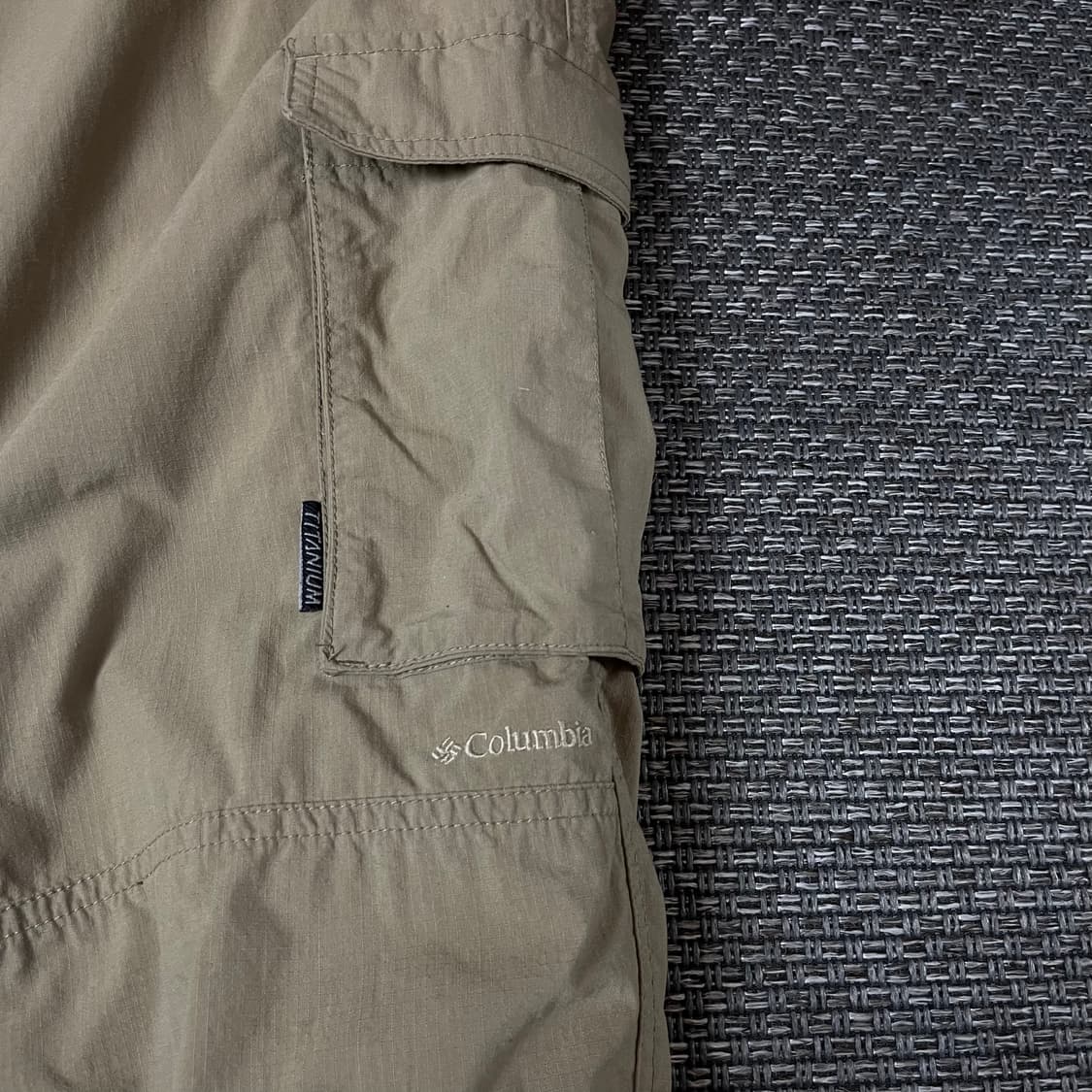 (35) 컬럼비아 베이지 벨트 카고 코튼 팬츠 XL 상품이미지3