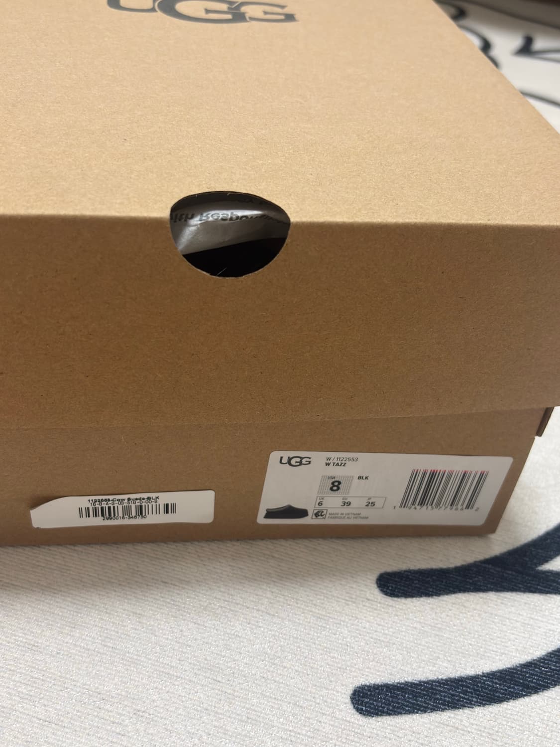 어그UGG 스티치 칼라 플랫폼 슬리퍼 블랙 250 상품이미지2