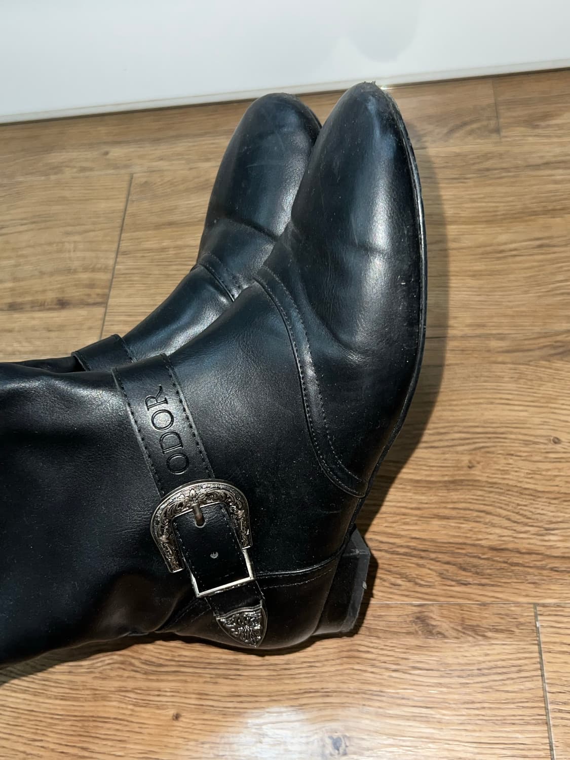 ODOR 블랙 롱부츠 245 상품이미지4