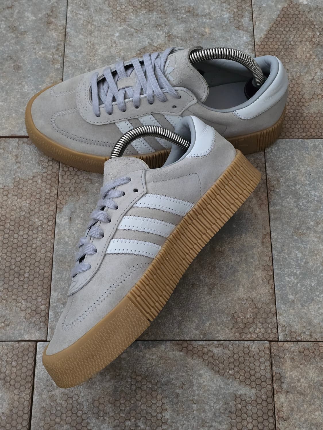 (225)아디다스 삼바로즈 라이트 그레이 상품이미지5