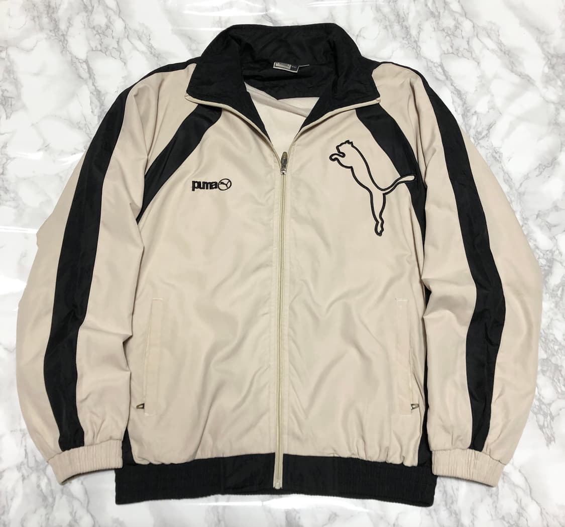 90s 푸마 올드스쿨 빅로고 바람막이 자켓 상품이미지1