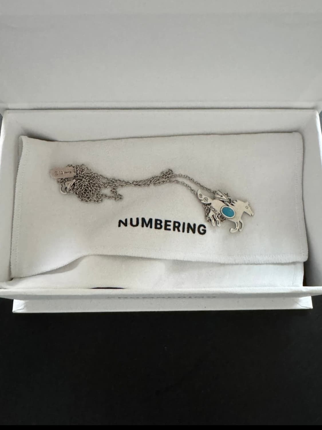 넘버링 목걸이 네크리스 새상품 상품이미지1