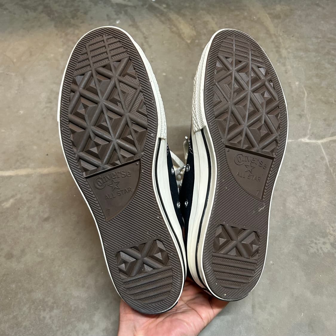 255) 컨버스 척테일러 척 70 블랙 신발 스니커즈 새상품급 상품이미지8