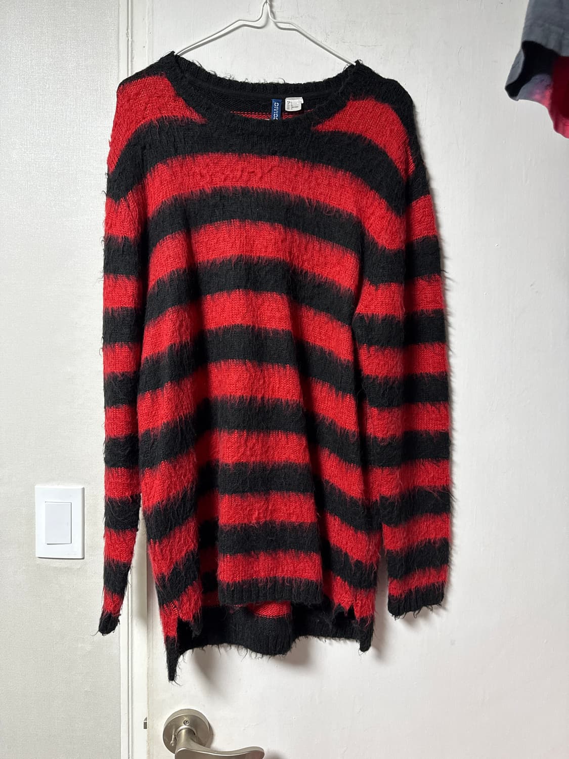 H&M 커트코베인 스트라이프 모헤어니트 상품이미지2