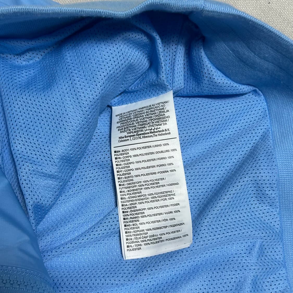 XL 나이키 맨체스터 시티 스카이블루 배색 바람막이 상품이미지5