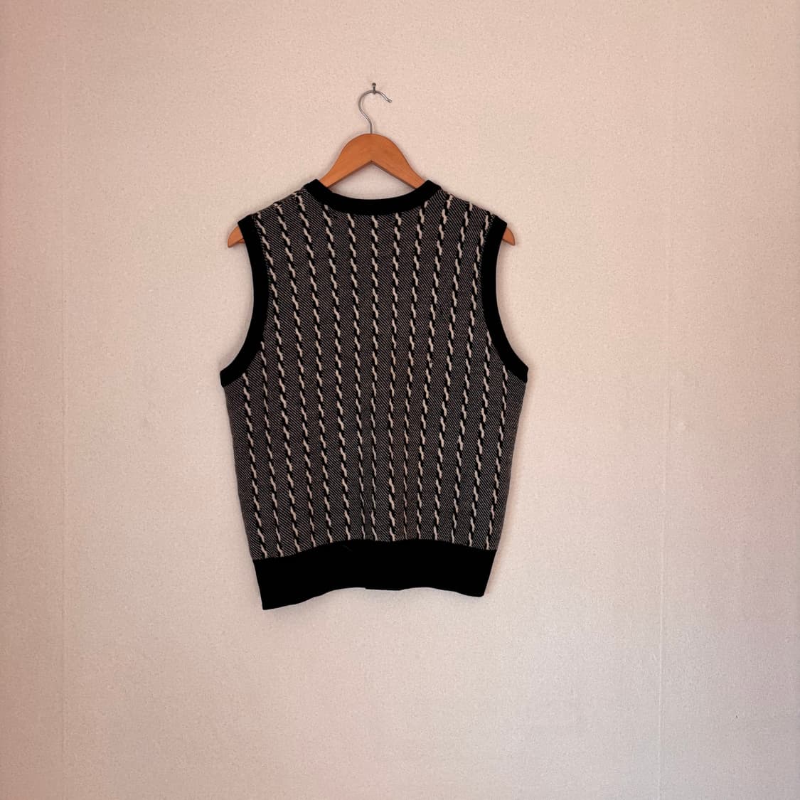 블랙앤화이트 골프 여성 L 니트 베스트 조끼 일본 수입 정품  상품이미지6