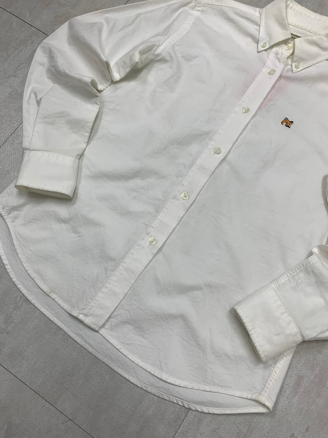 메종키츠네 화이트 셔츠 #640 상품이미지3