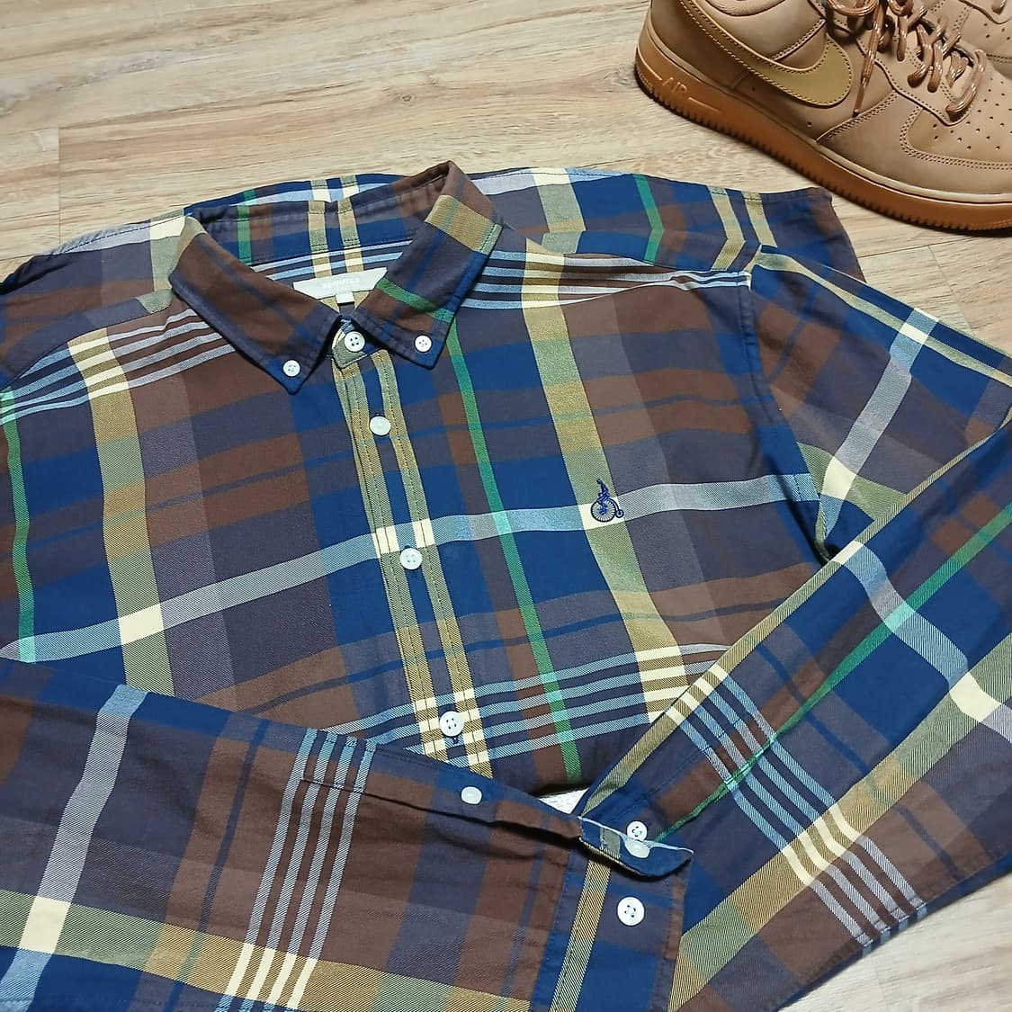 빈폴 삼성물산 beanpole 체크 셔츠 남방 상품이미지1