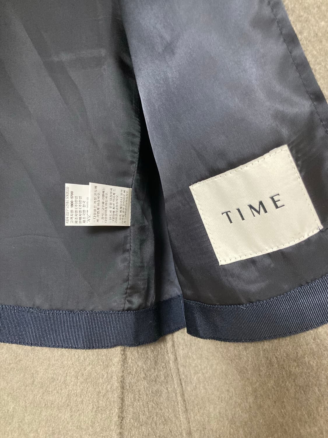 타임옴므 울캐시미어 자켓/하프코트 100사이즈 상품이미지3