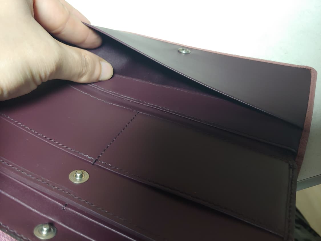 핑크 캐비어 발리 3단 지퍼 장지갑 현금지갑 상품이미지8