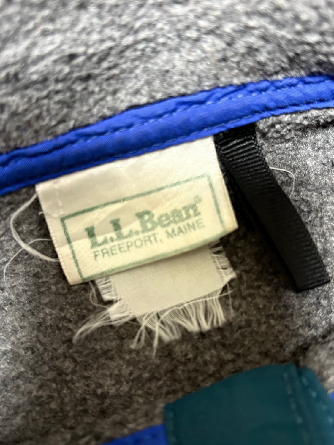 엘엘빈 신칠라 빈티지 스냅 플리스 후리스 그레이 상품이미지4