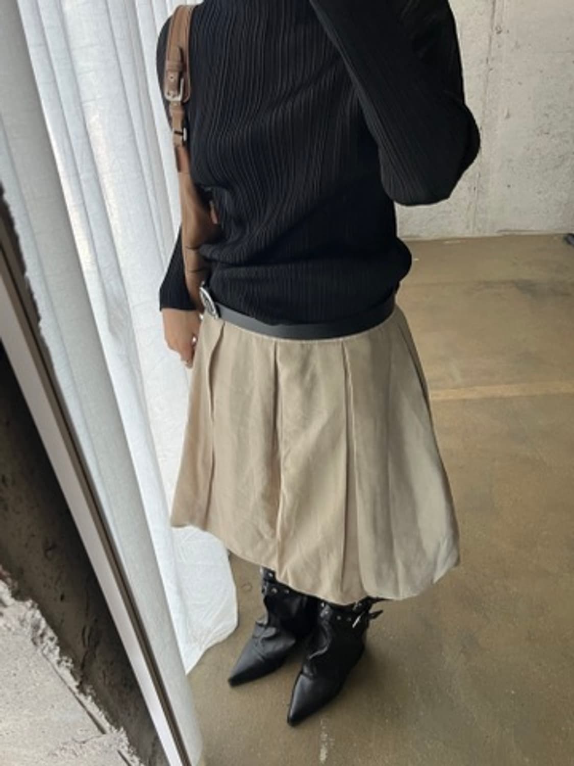 Rene 르네 벌룬 스커트 베이지 상품이미지2