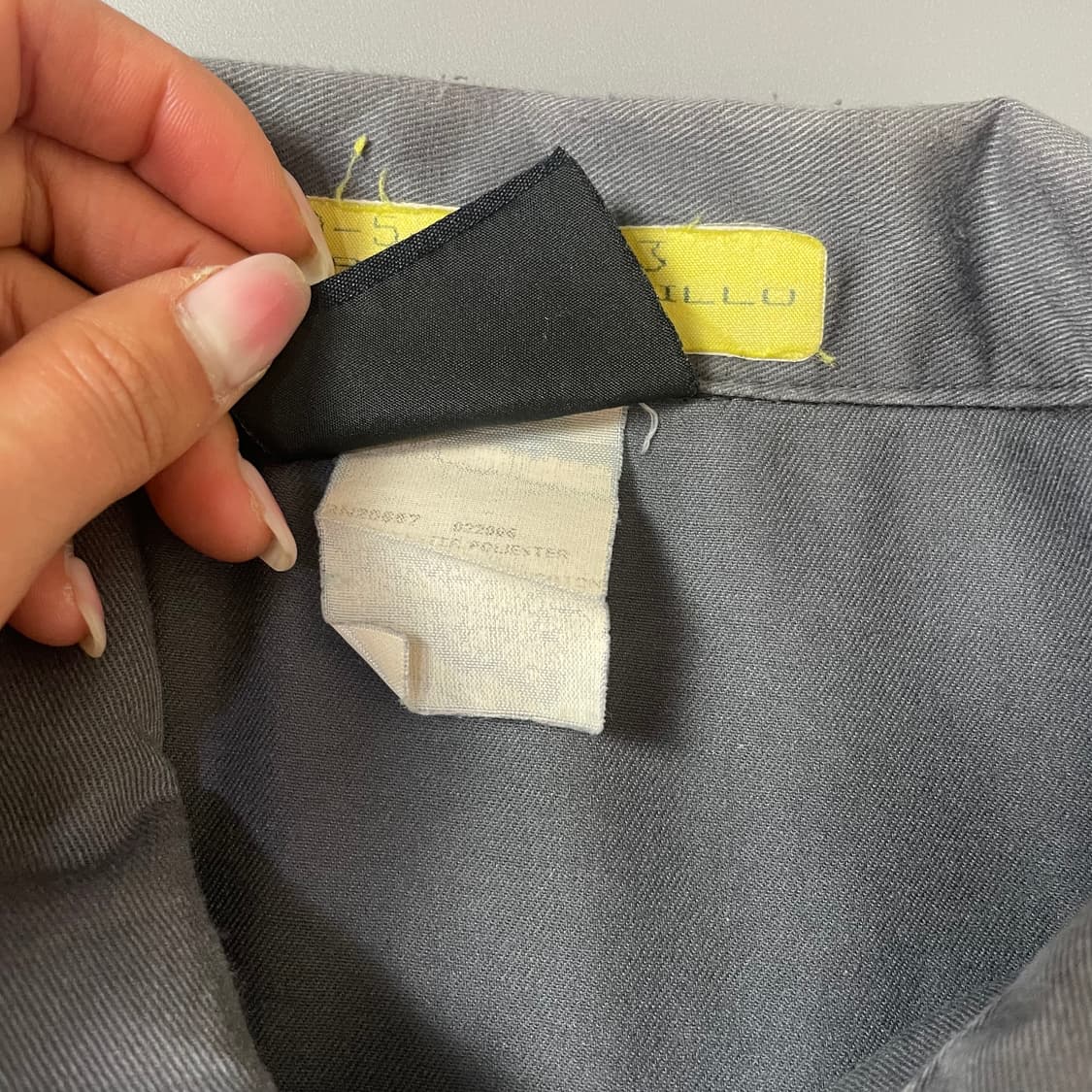 디키즈 블랙그레이 워크셔츠 3XL 상품이미지5