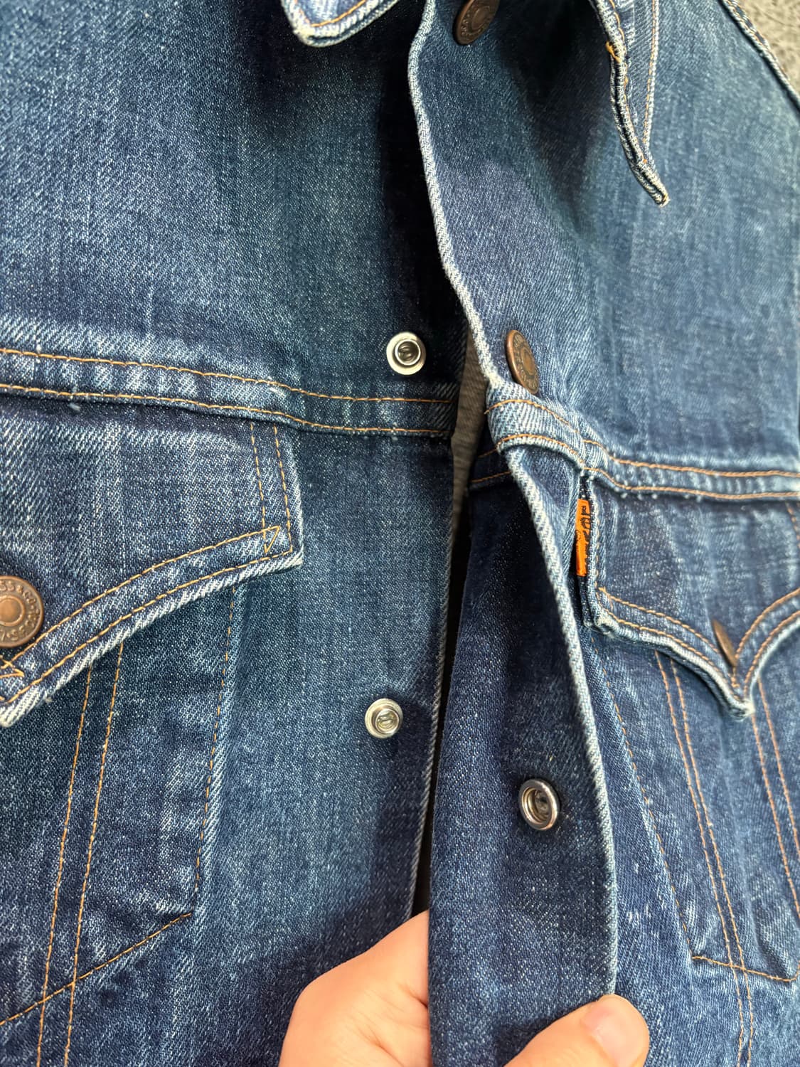 70-80s 리바이스 오렌지탭 트러커자켓 상품이미지6