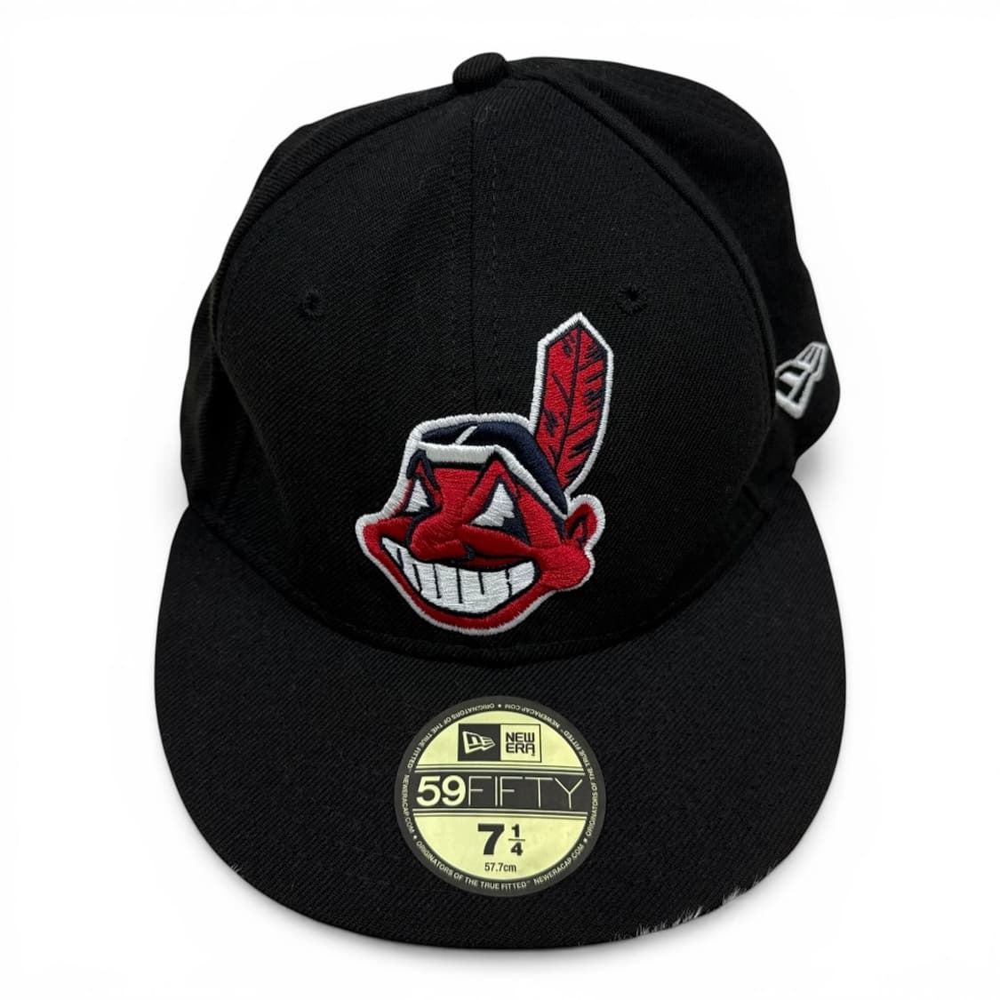 57.7cm) 뉴에라  클리블랜드 인디언스 피티드 스냅백 블랙 상품이미지1