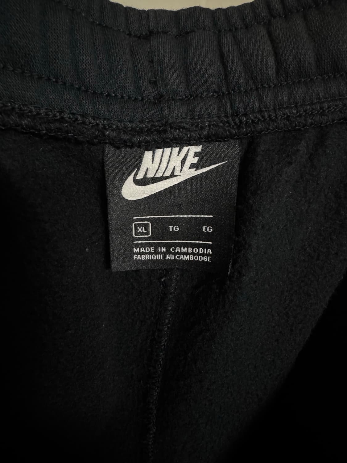 [XL]나이키 스우시 스웻팬츠 블랙 상품이미지4
