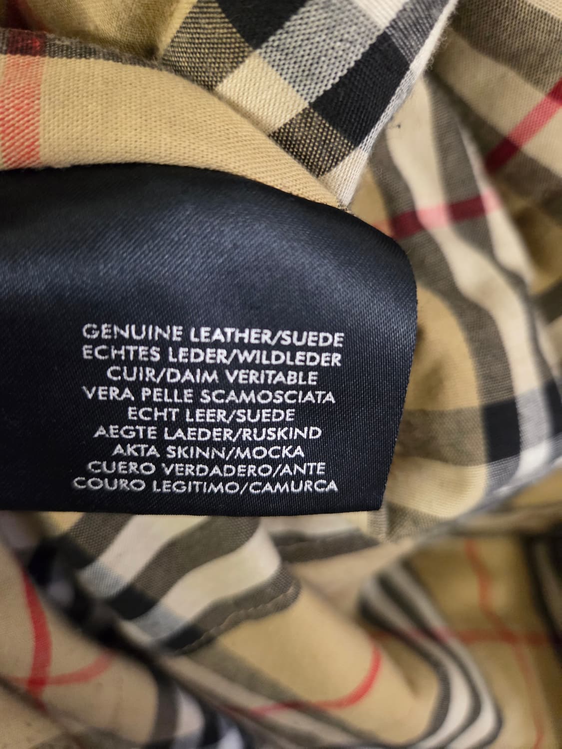 버버리 더블 블랙 가죽 상품이미지7