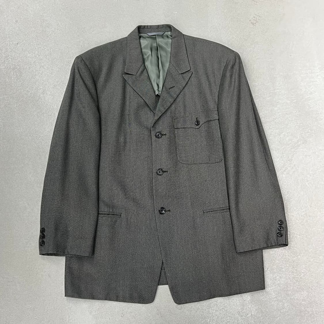 요지야마모토 트위드 블레이저 s09016 상품이미지1