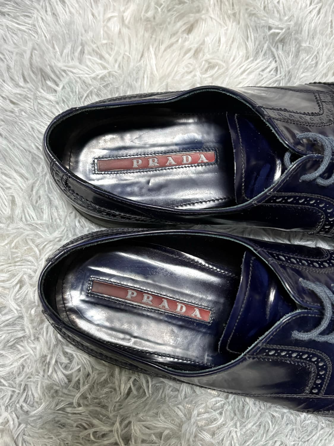 프라다 아메리카컵 더비 슈즈 윙팁 상품이미지5