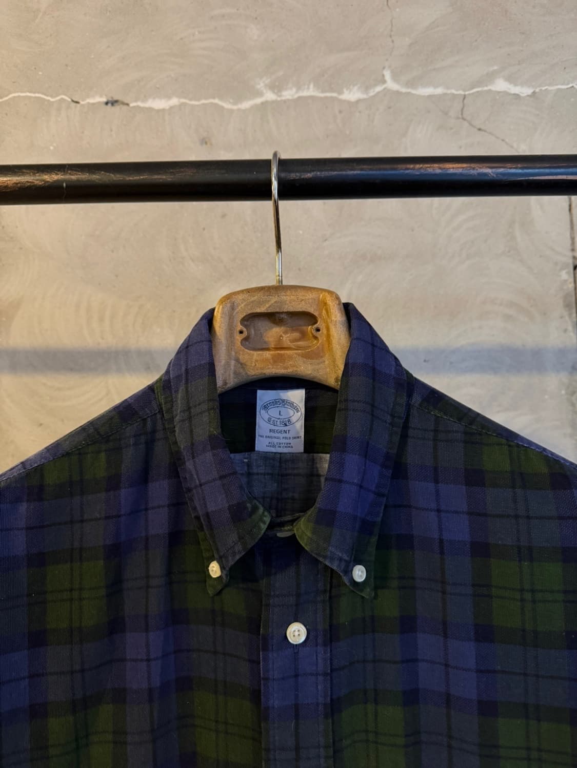 브룩스 브라더스 블랙와치 코듀로이 셔츠 100 상품이미지5